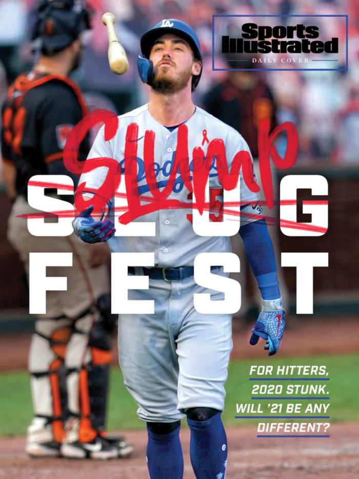 Cody Bellinger flipping a bat